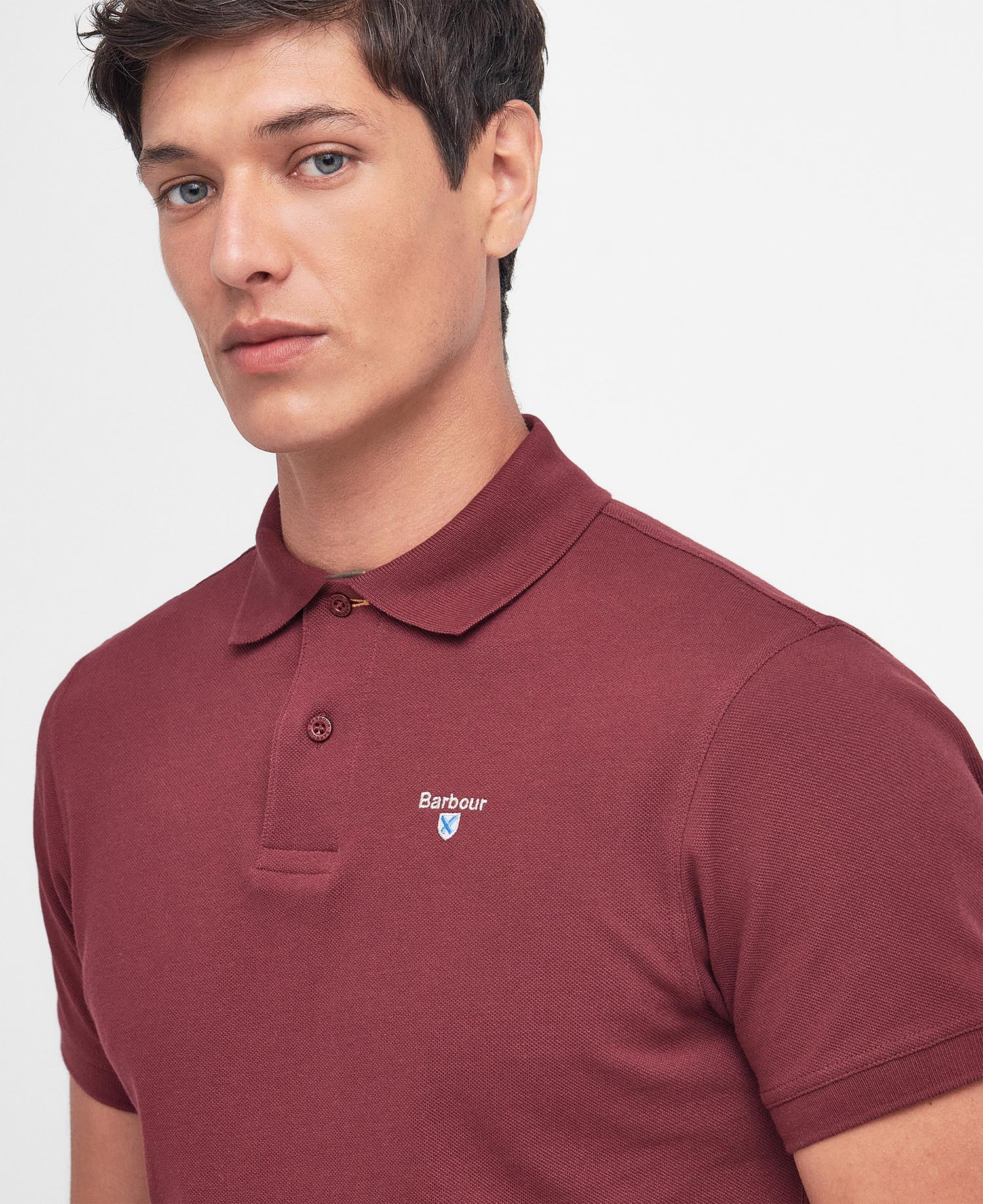 Tartan Pique Polo Shirt image number 3