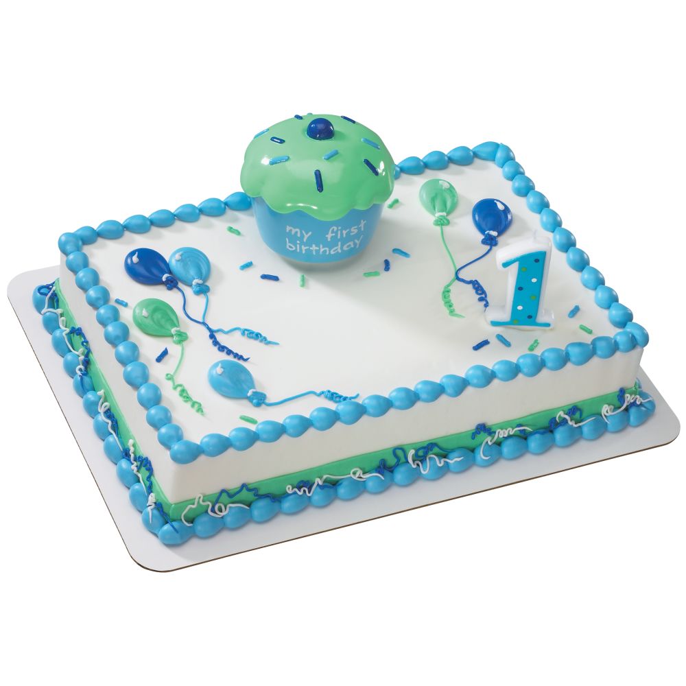 Image Cake Cupcake Keepsake Blue