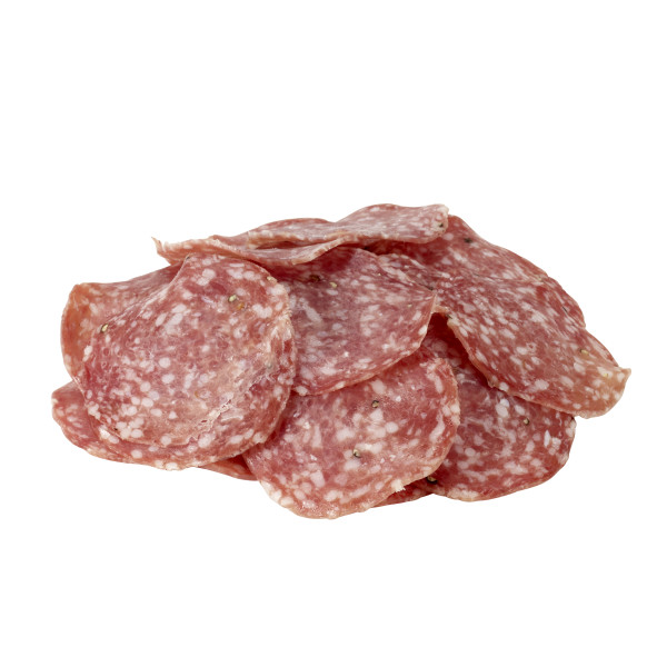 COLUMBUS(r) Italian Dry Salame Sliced 4/3lb . C1C0 - Front Center Out of Package (Hi Res)