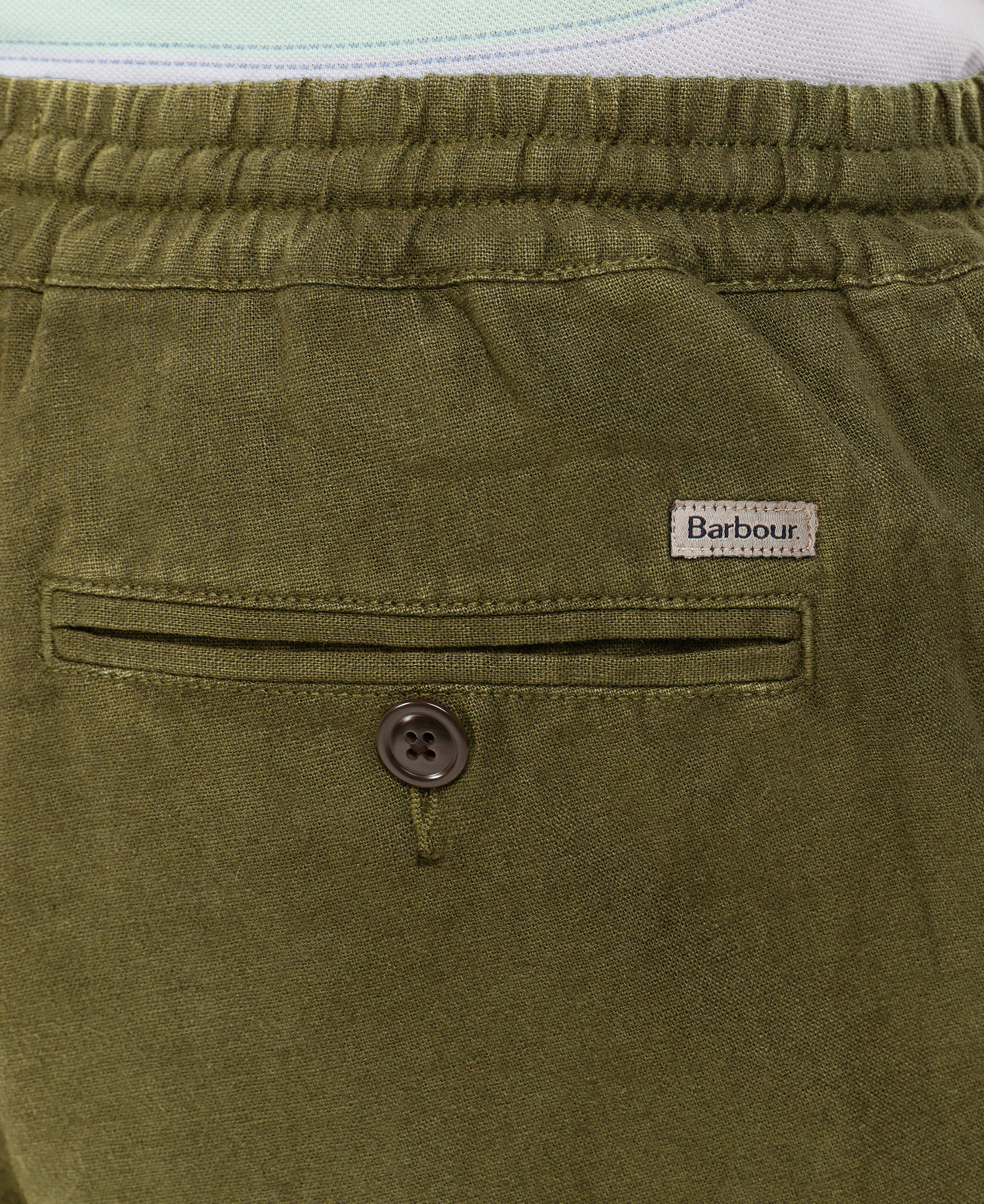 Linen Cotton Mix Short image number 3