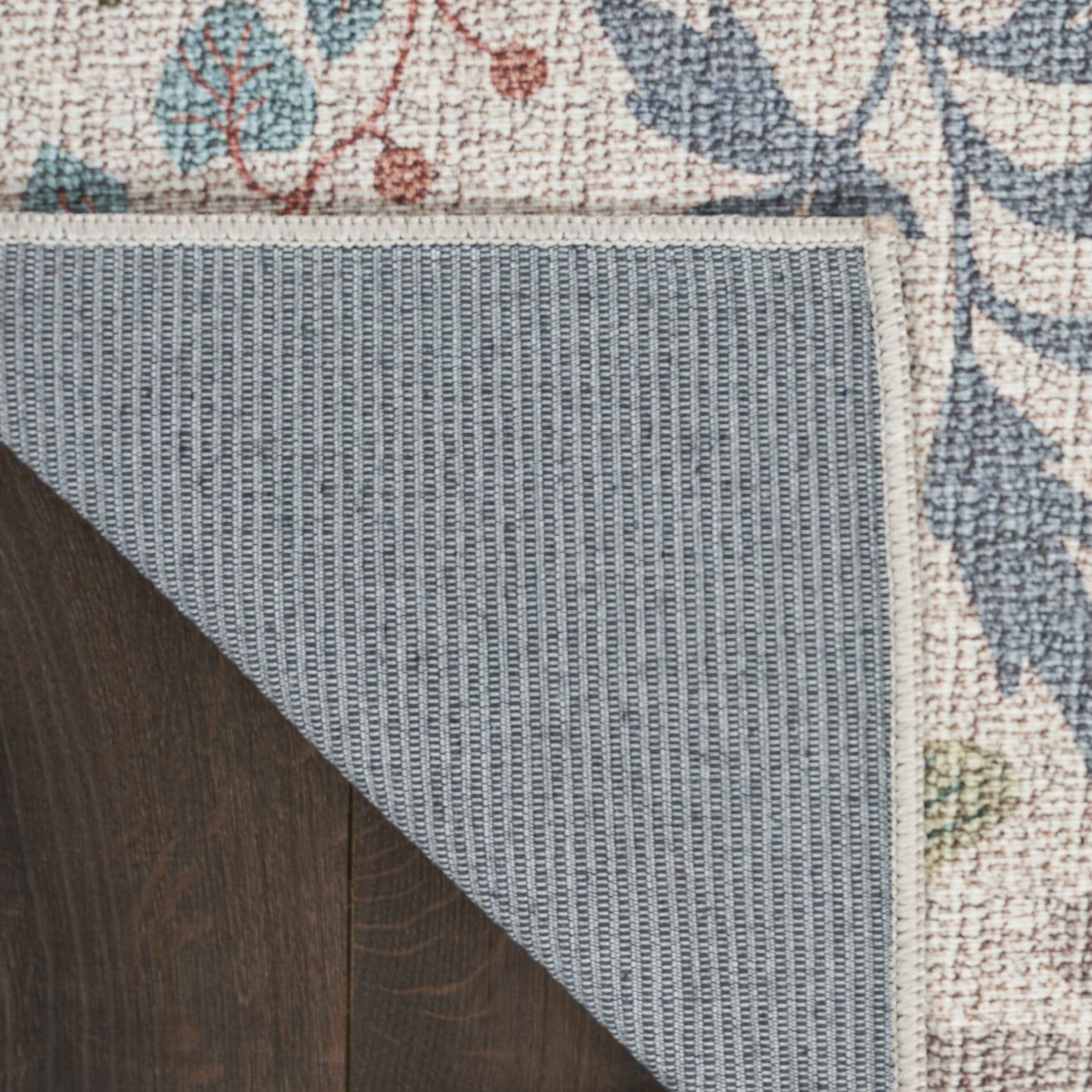 Nourison Nourison Washables 9'2" x 12' Cream Multicolor Farmhouse Indoor Rug