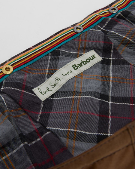 Paul Smith loves Barbour Waxed Hood