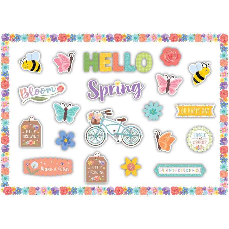 Hello Spring Create & Decorate Quick Kit, 94 Pieces