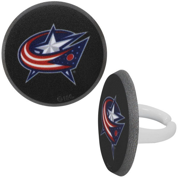NHL® Team Puck Cupcake Rings