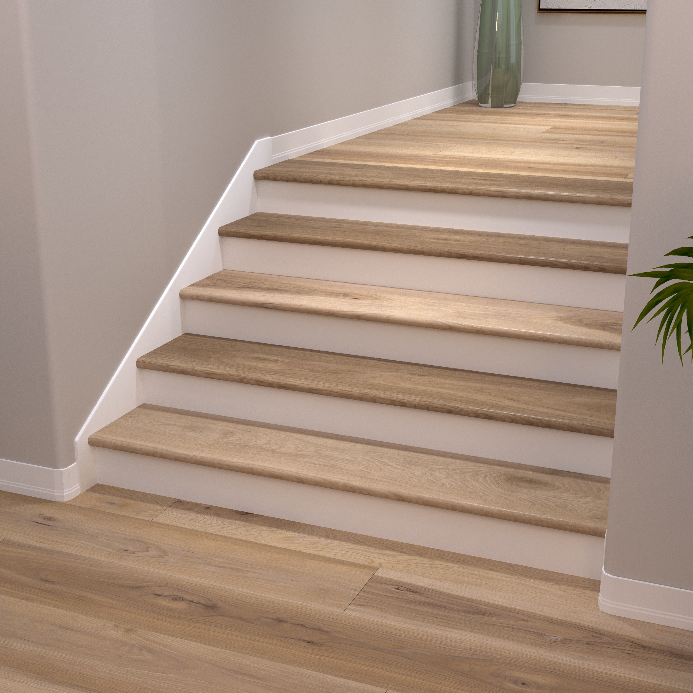 Cantina Oak Cali Vinyl Stair Tread view 2