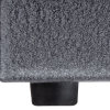 One-sided wrapped straw dispenser in black