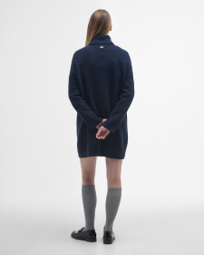 Beatrix Cable-Knit Mini Dress Classic Navy