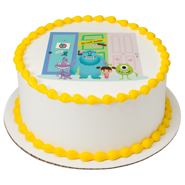 Disney and Pixar's Monsters, Inc. Do Not Enter PhotoCake® Edible Image®
