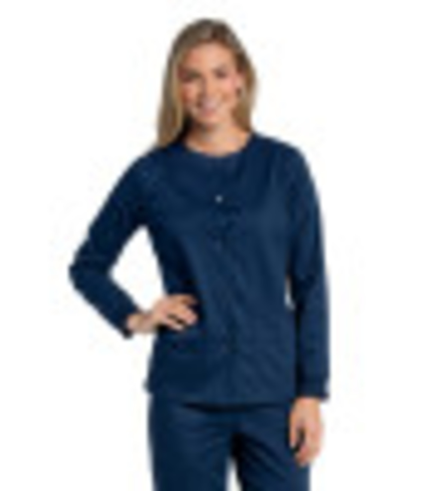 Landau All Day Women's Cardigan Scrub Jacket (3507) | Landau Scrubs