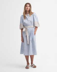 Thea Striped Shirt Dress 