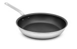 12-inch Wear-Ever® aluminum fry pan with SteelCoat x3™ nonstick coating and plated handle