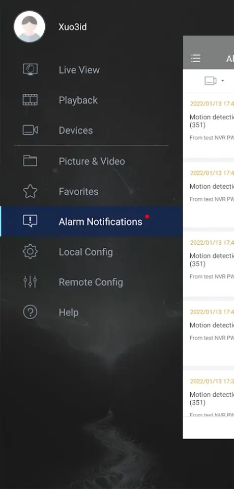 Illumivue Android App View