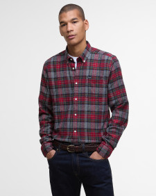 Ashroad Tailored Long-Sleeved Shirt Red