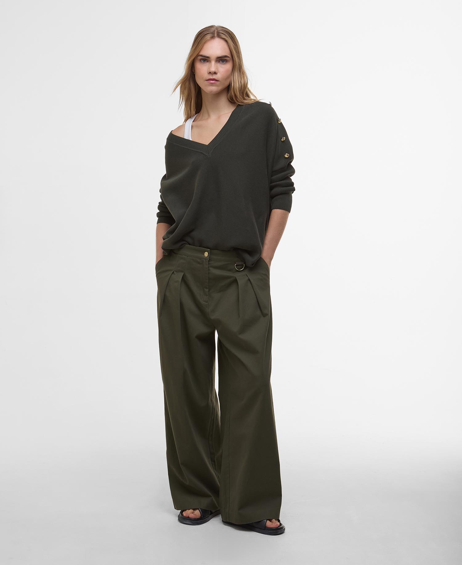 Sierra V-Neck Jumper image number 1