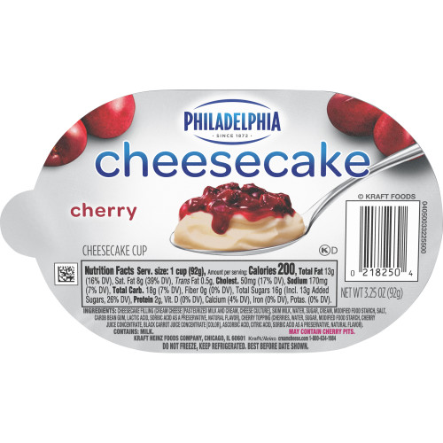 Philadelphia Cherry Cheesecake Cups (2 Count)