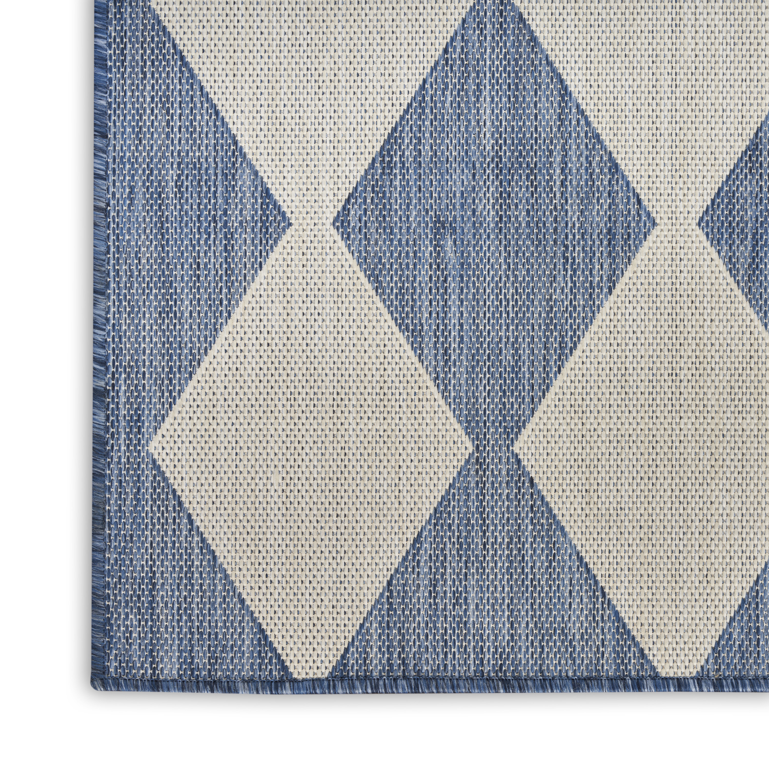 Nourison Positano 2'2" x 8' Navy Blue Modern Rug