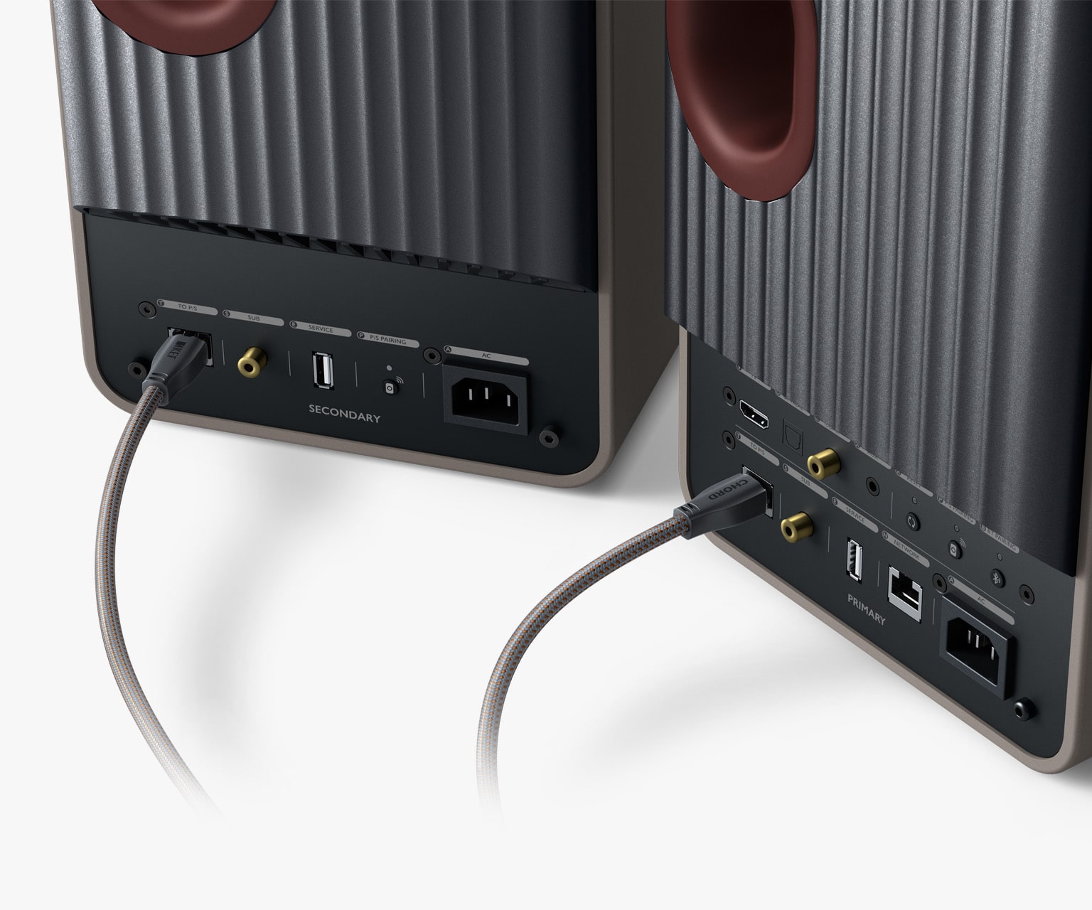 KEF K-Stream Interspeaker Speaker cable for LS50W II LS60 Wireless Speakers