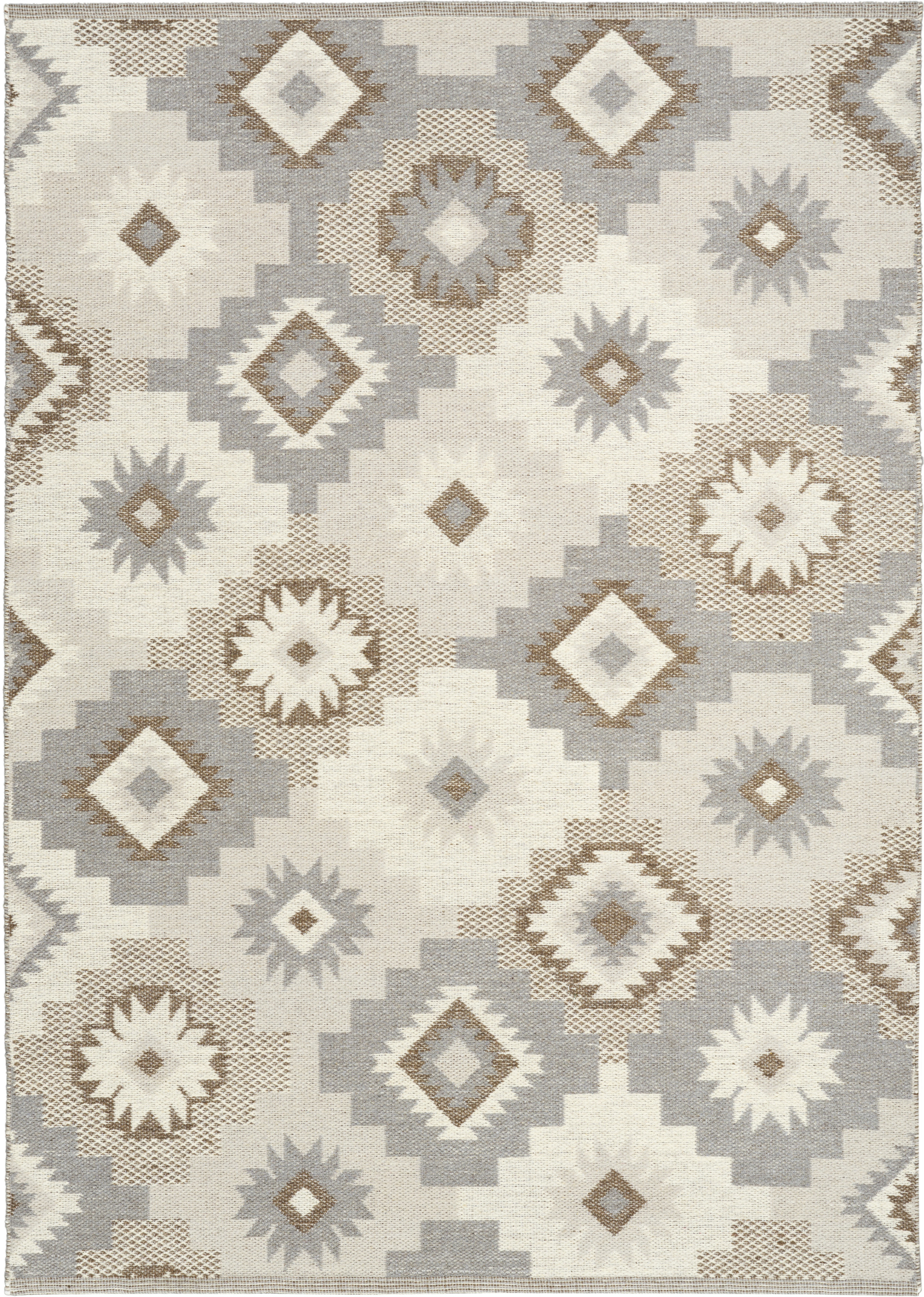 Nourison Copenhagen 5' x 7' Ivory Beige Modern Indoor Rug