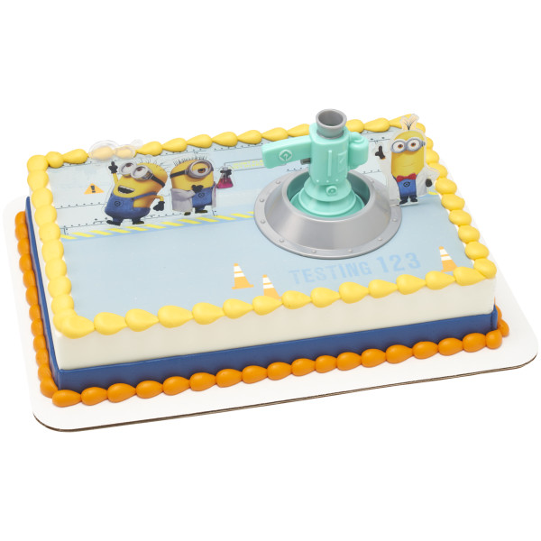 Minions Fart Bubble Blaster PhotoCake® Edible Image® DecoSet® Background