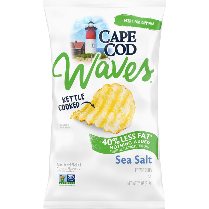Waves Less Fat Sea Salt