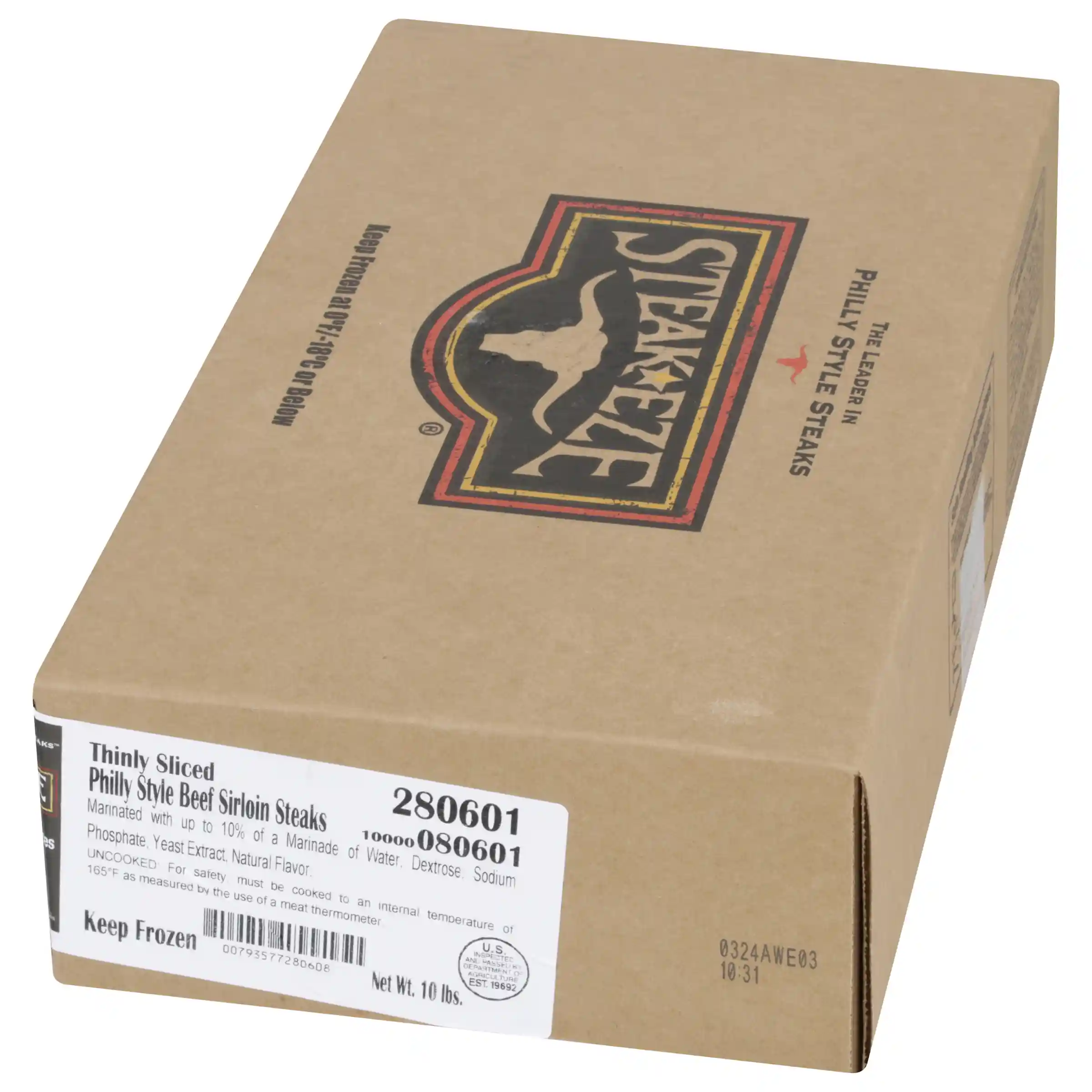 Steak-EZE® Traditional Beef Sirloin Flat Steak, Lightly Marinated_image_5