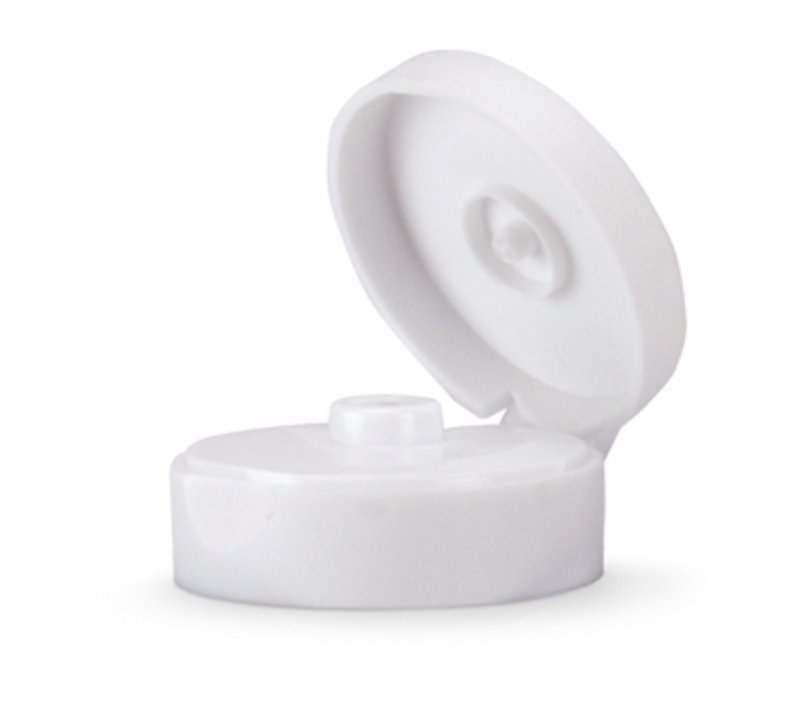 Traex® squeeze dispenser closeable FlowCut™ replacement cap in white