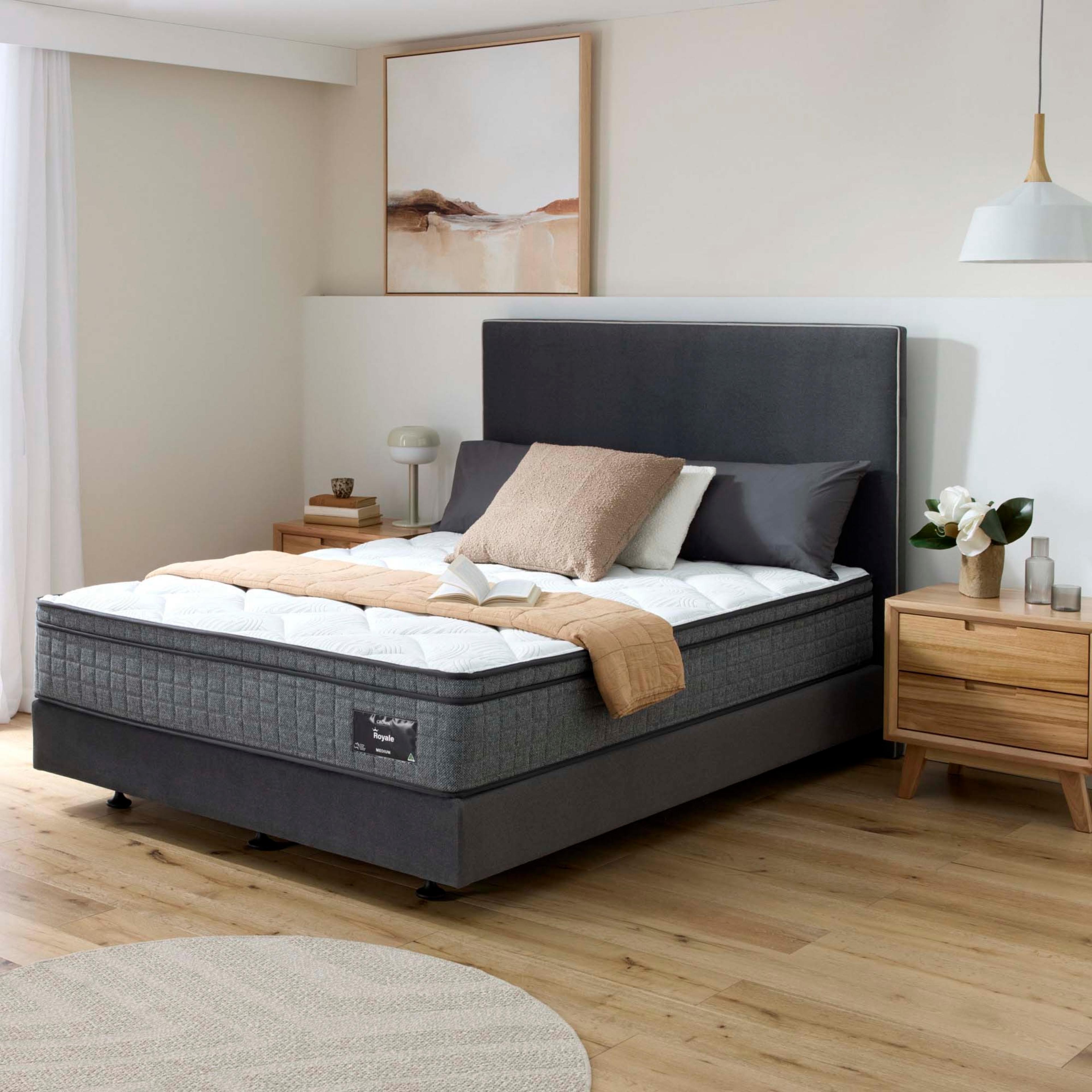 Lifestyle image of the  Crown Posture Bedding Royale Mattress, Medium from Forty Winks