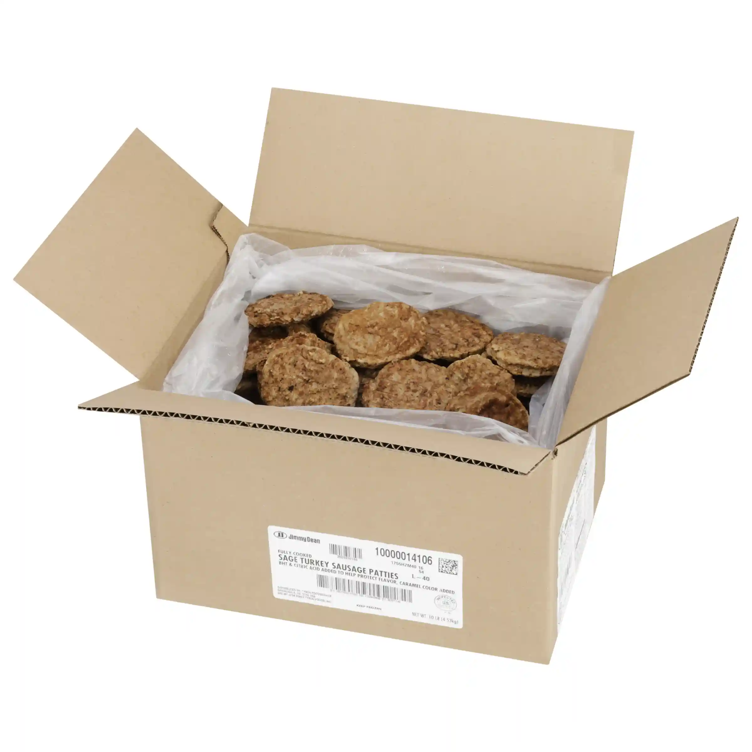 Jimmy Dean® Reduced Fat, Fully Cooked Country Sage Turkey Sausage Patties, 1.5 oz_image_4