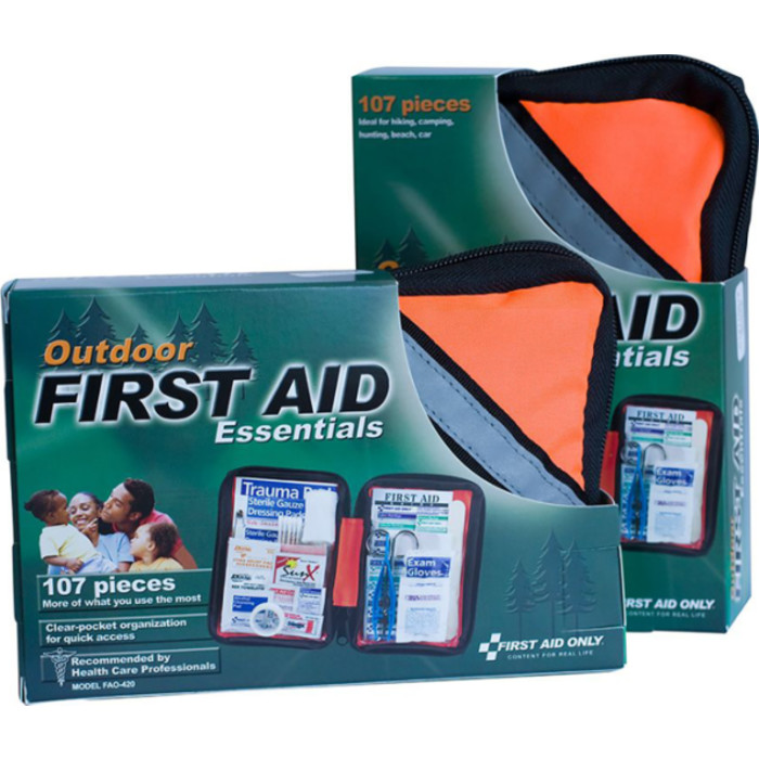 Outdoor First Aid Kit, 107 Piece, Fabric Case