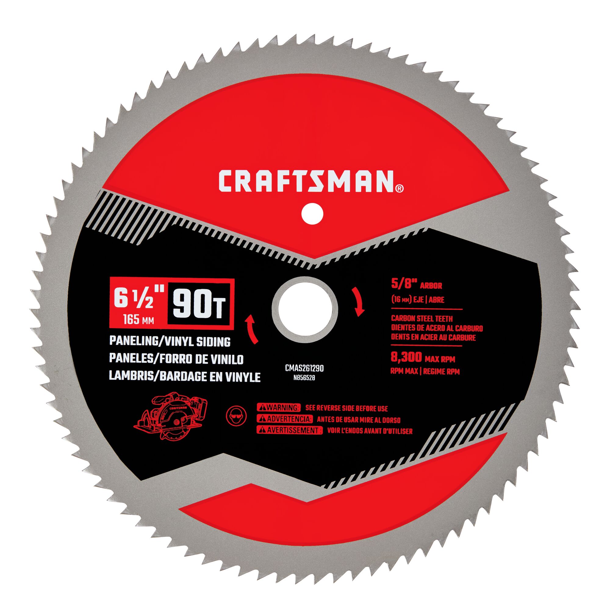 6 and a half inch 90 tooth paneling saw blade.