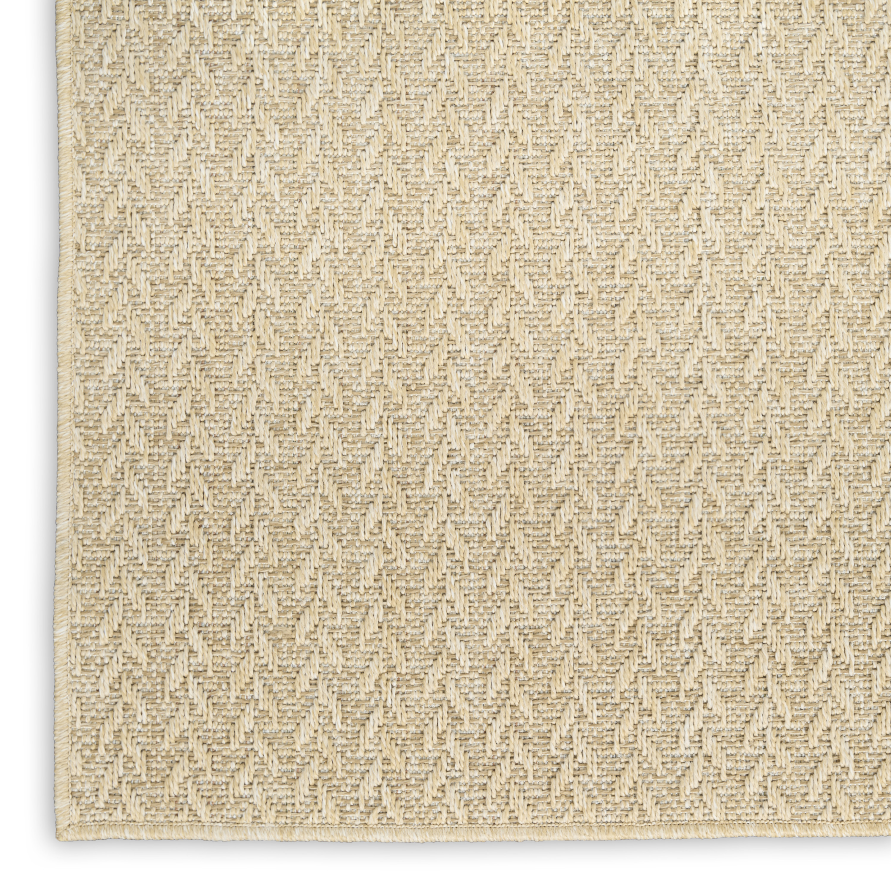 Nourison Tulum 2' x 6' Cream Outdoor Rug