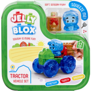 Jelly Blox Tractor Set, 12 Pieces