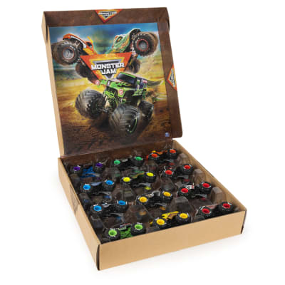 Monster Jam, Official 12-Pack of 1:64 Scale Die-Cast Monster Trucks for Boys and Girls, Kids Toys for Ages 4 and Up, Amazon Exclusive