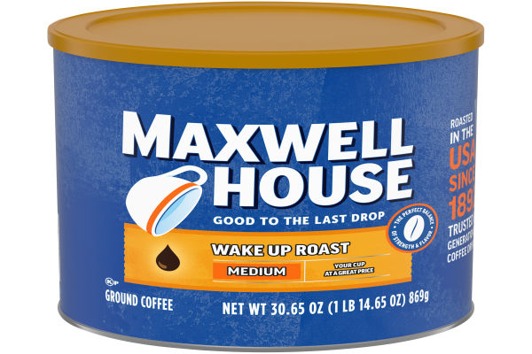 Maxwell House Wake Up Roast Ground Coffee 30.65 oz Can - My Food and Family