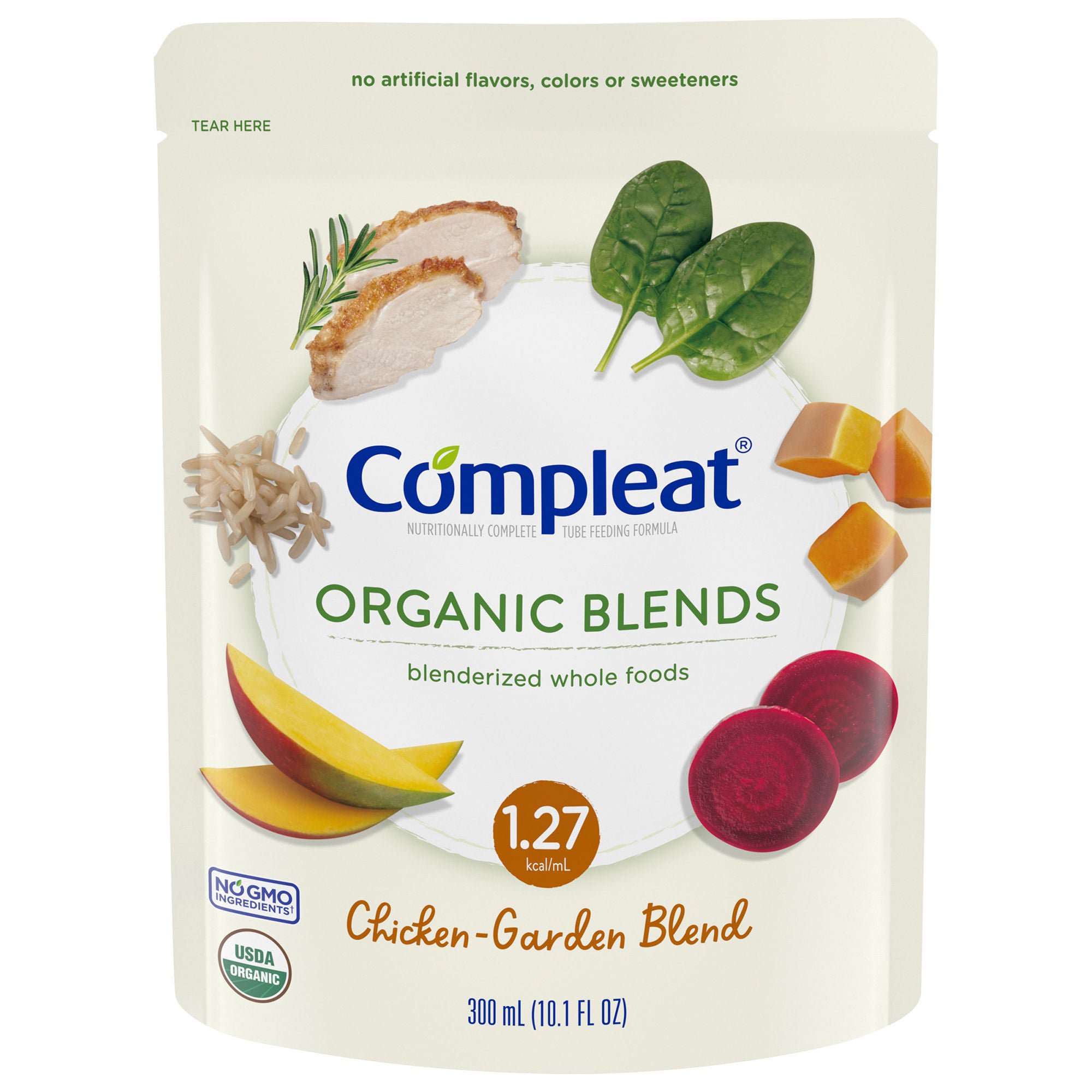 Nestle Healthcare Nutrition FORMULA, COMPLEAT ORGANIC CHICKEN GARDEN 10.1OZ (24/CS