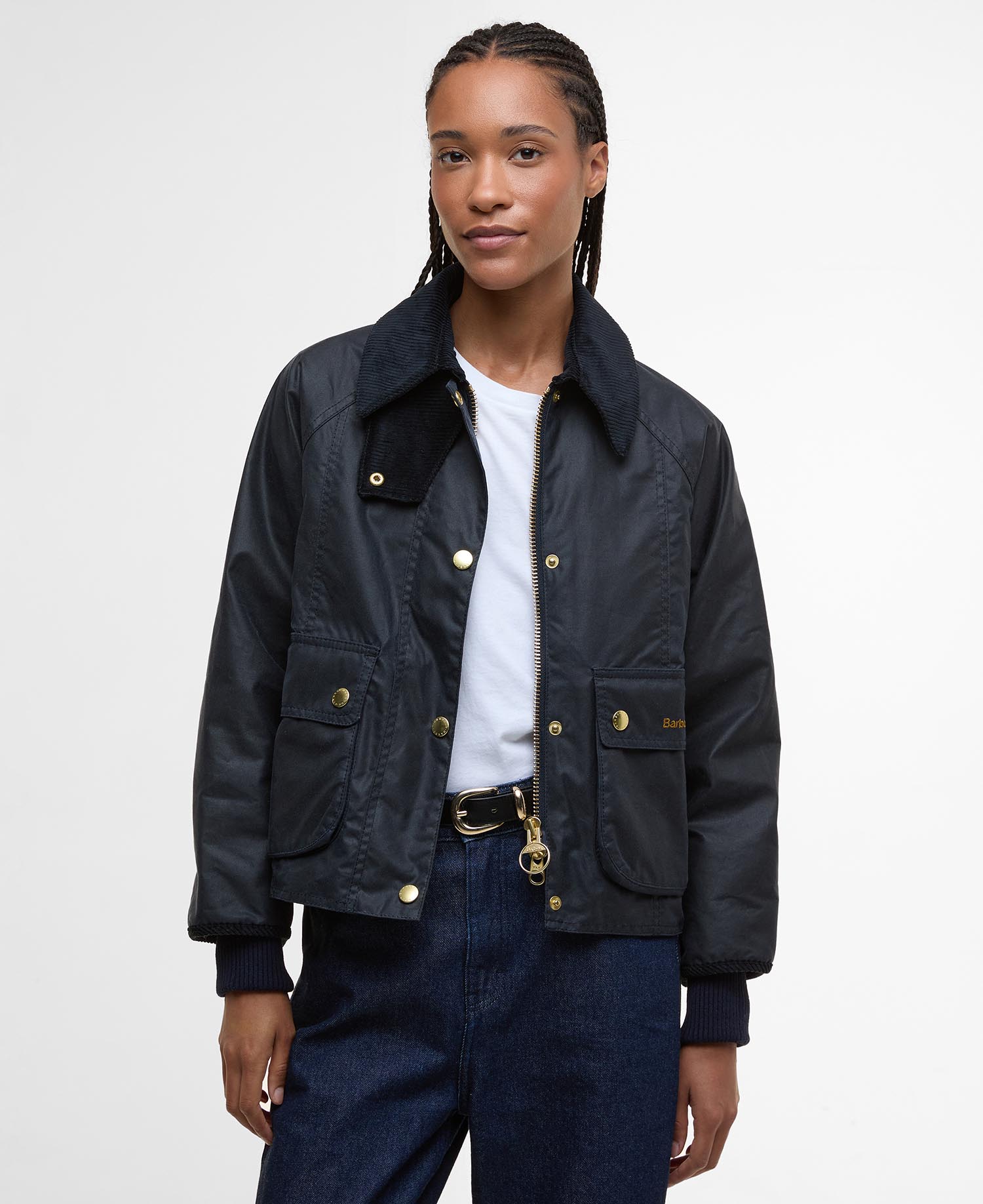 Cropped Beadnell Waxed Jacket image number 0