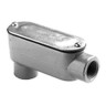 Aluminum Type LB Threaded Conduit Body With Cover and Gasket 3/4 Inch