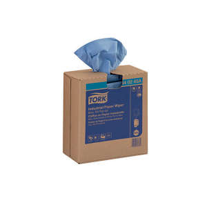 Tork, W24 Industrial, Wipers, 4 ply, Blue