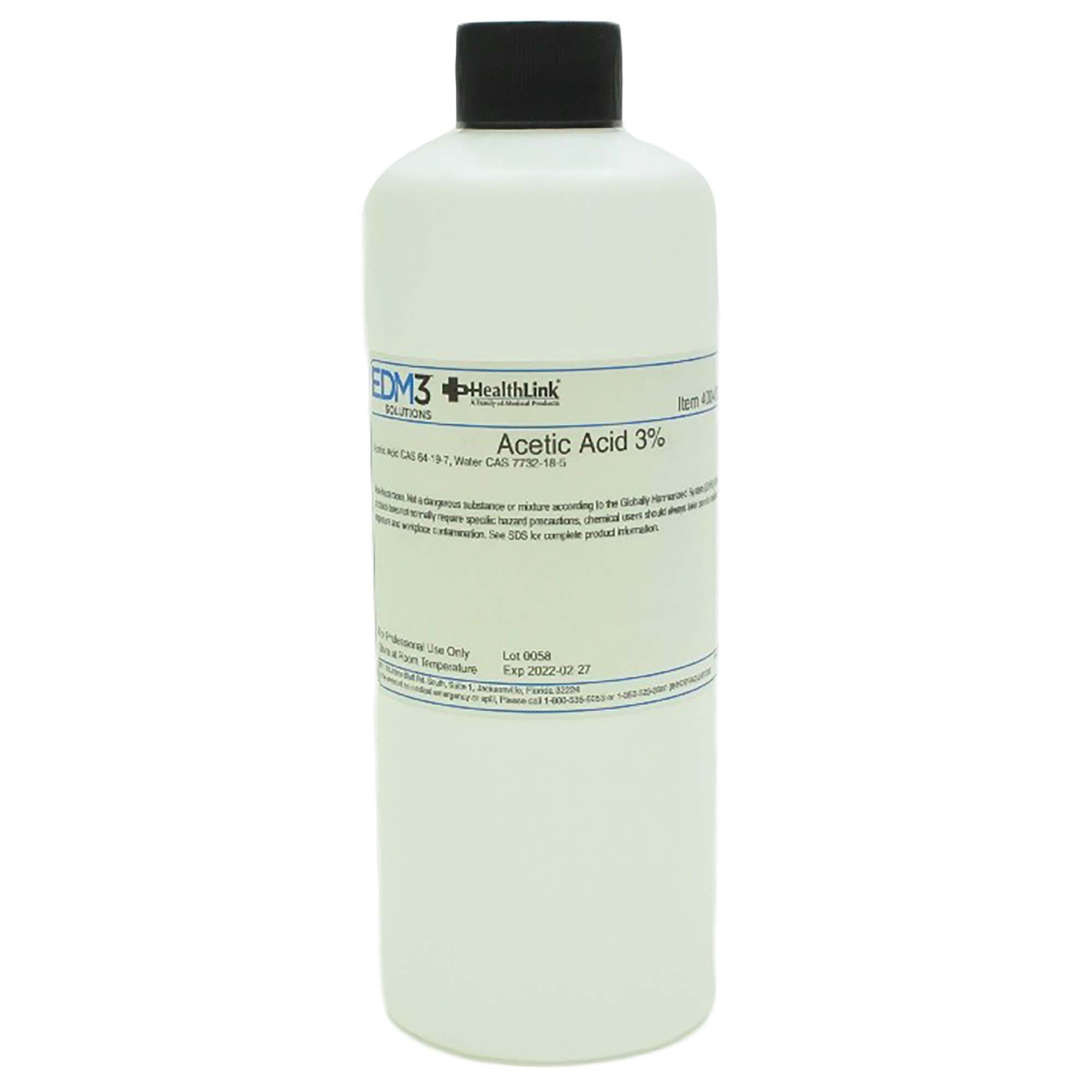 EDM 3 LLC ACID, ACETIC 3% 16OZ BICINF