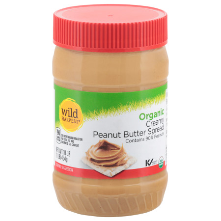Natural peanut butter product labeled as "Choose Often" by Second Harvest