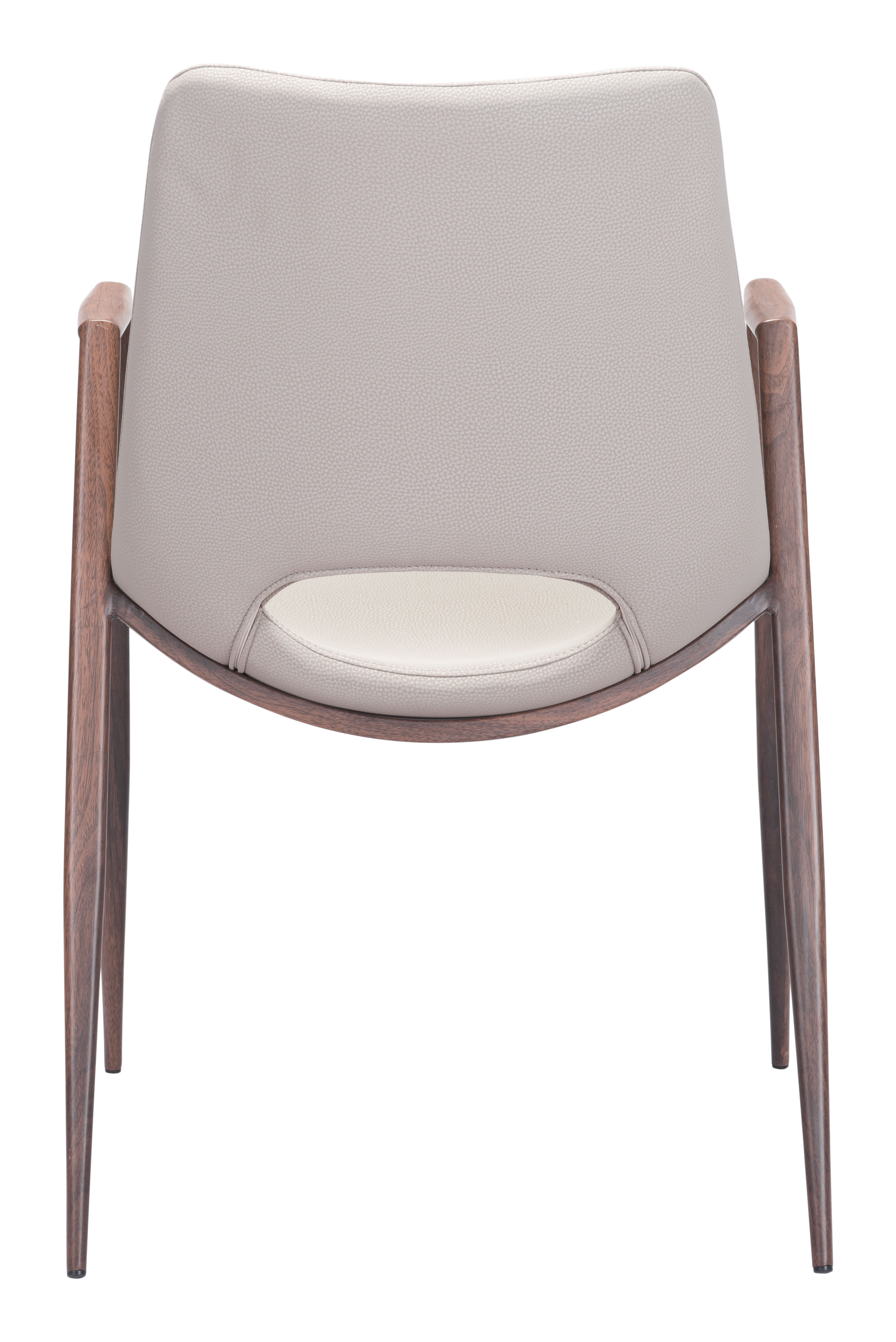 Desi Dining Chair (Set of 2) Beige & Walnut product image