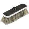 Carlisle, 10in, FloThru Brush With Flagged, Polystyrene  Bristles, Black