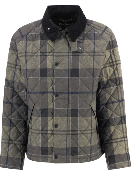 Giacca trapuntata in tartan Transport