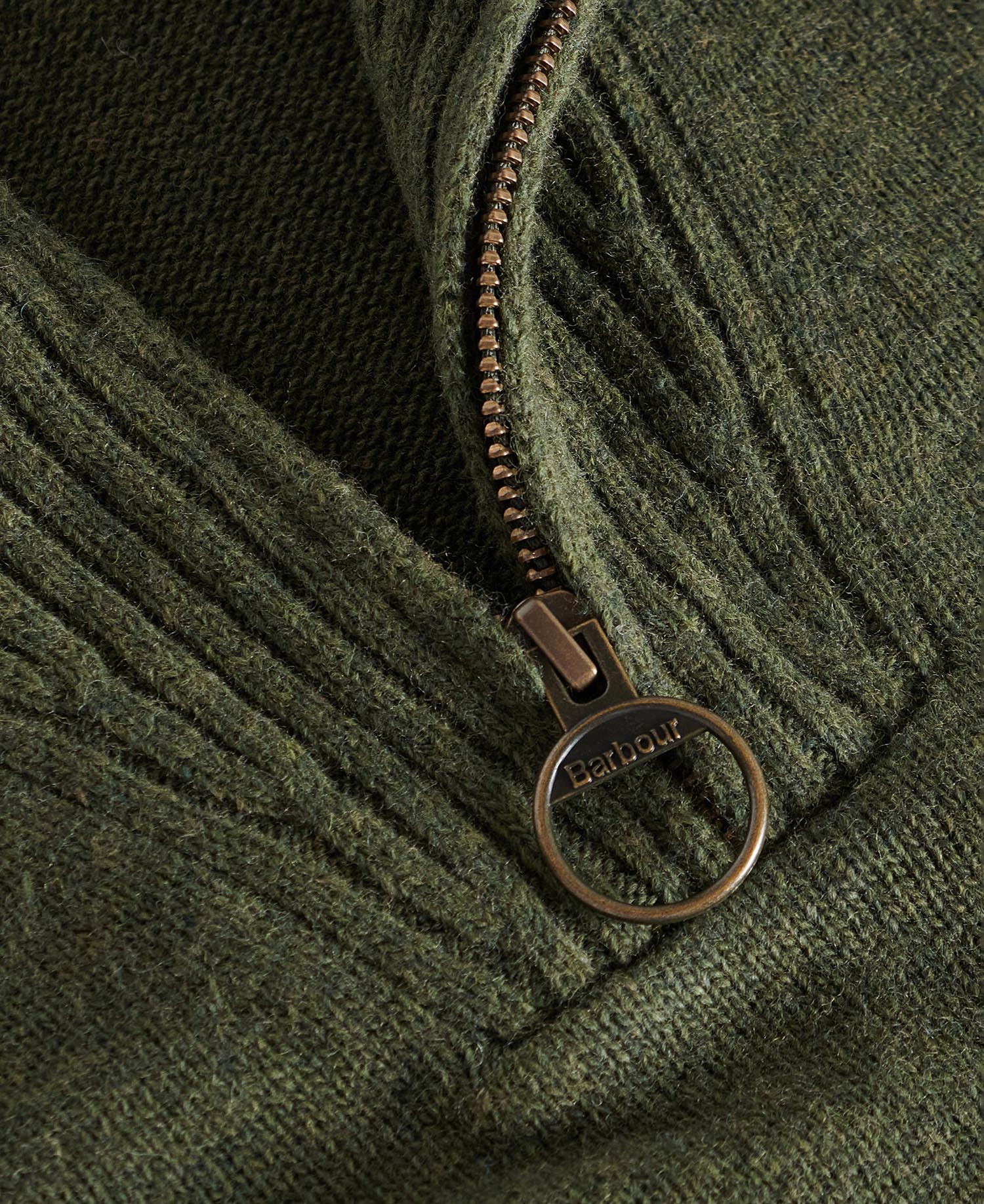 Maglione con mezza zip in lana d'agnello Essential image number 6