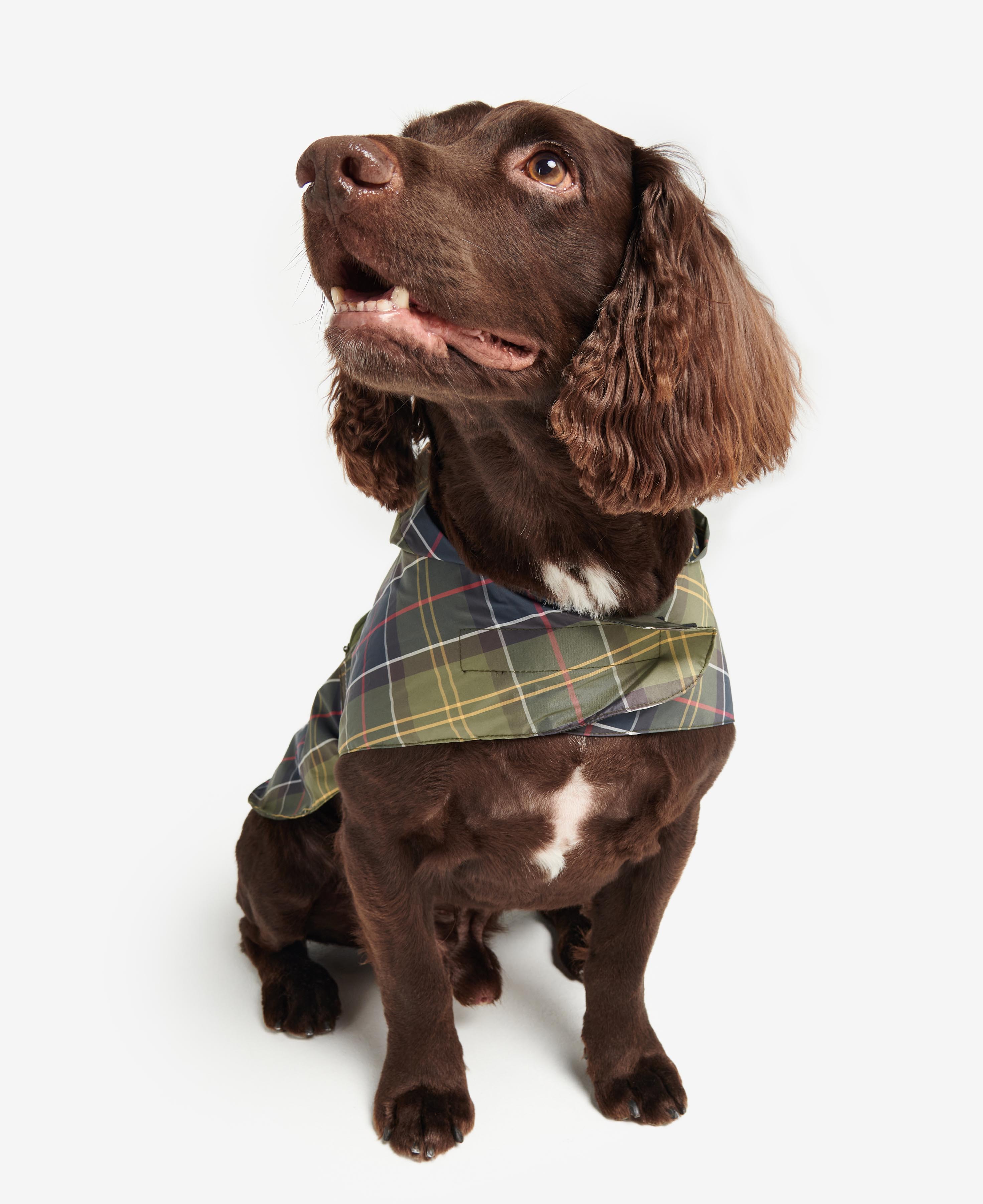 Packable Tartan Dog Coat image number 0