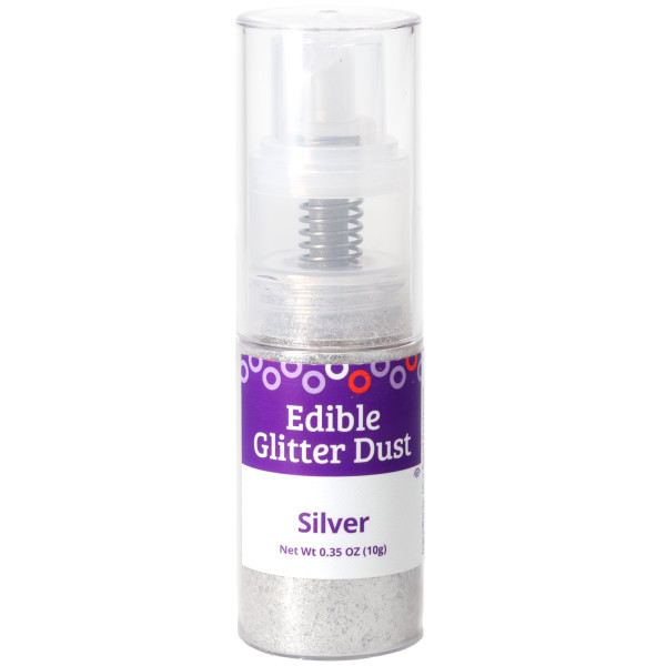 Silver Dust 10g - Red 3 Free Edible Glitter