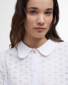 Arlo Relaxed Broderie Shirt Classic White