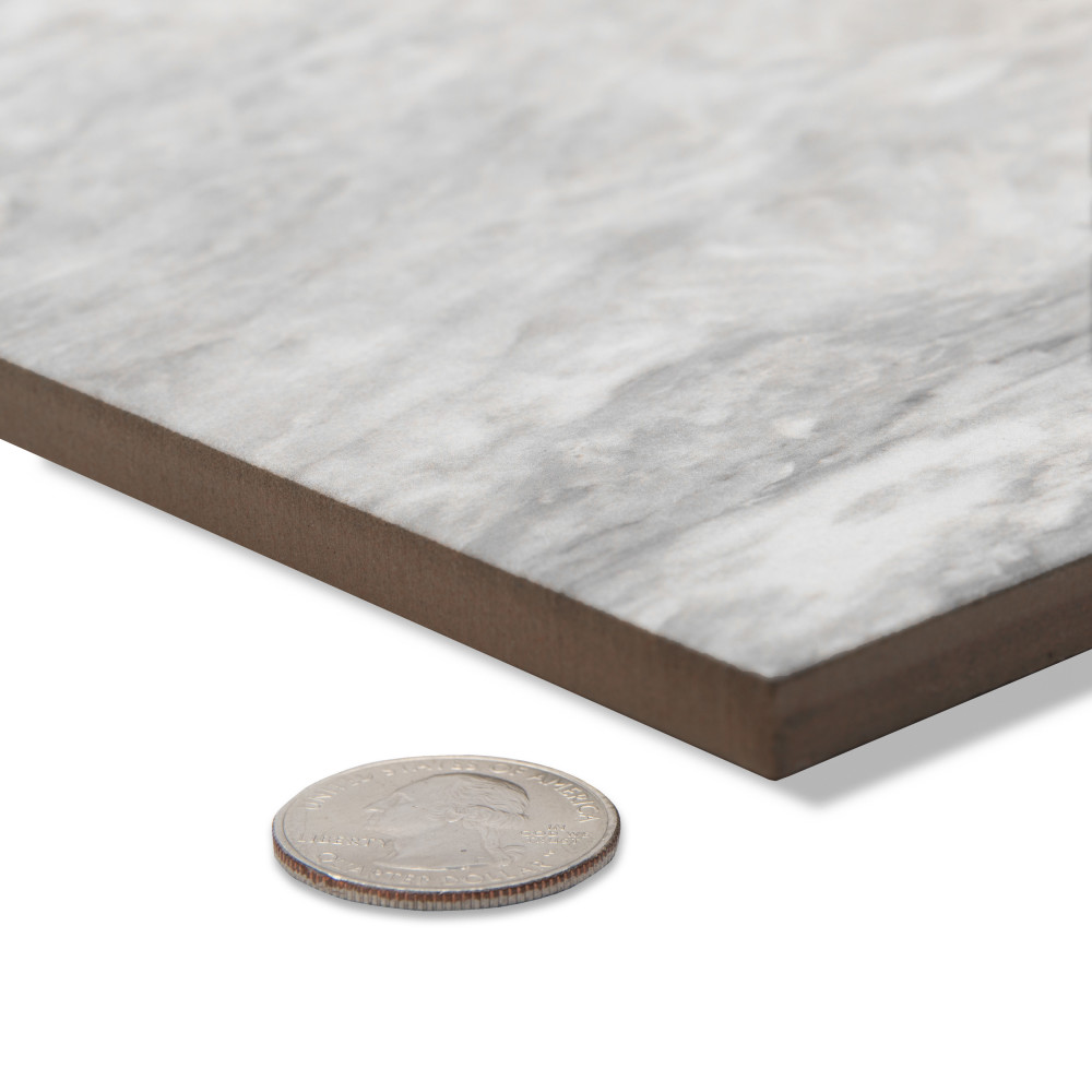 Marbilia Chess Bardiglio 17-3/8 in. x 17-3/8 in. Porcelain Floor and Wall Tile