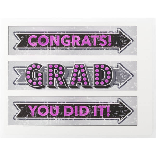 Grad Marquee Lights Edible Image® Designer Prints®