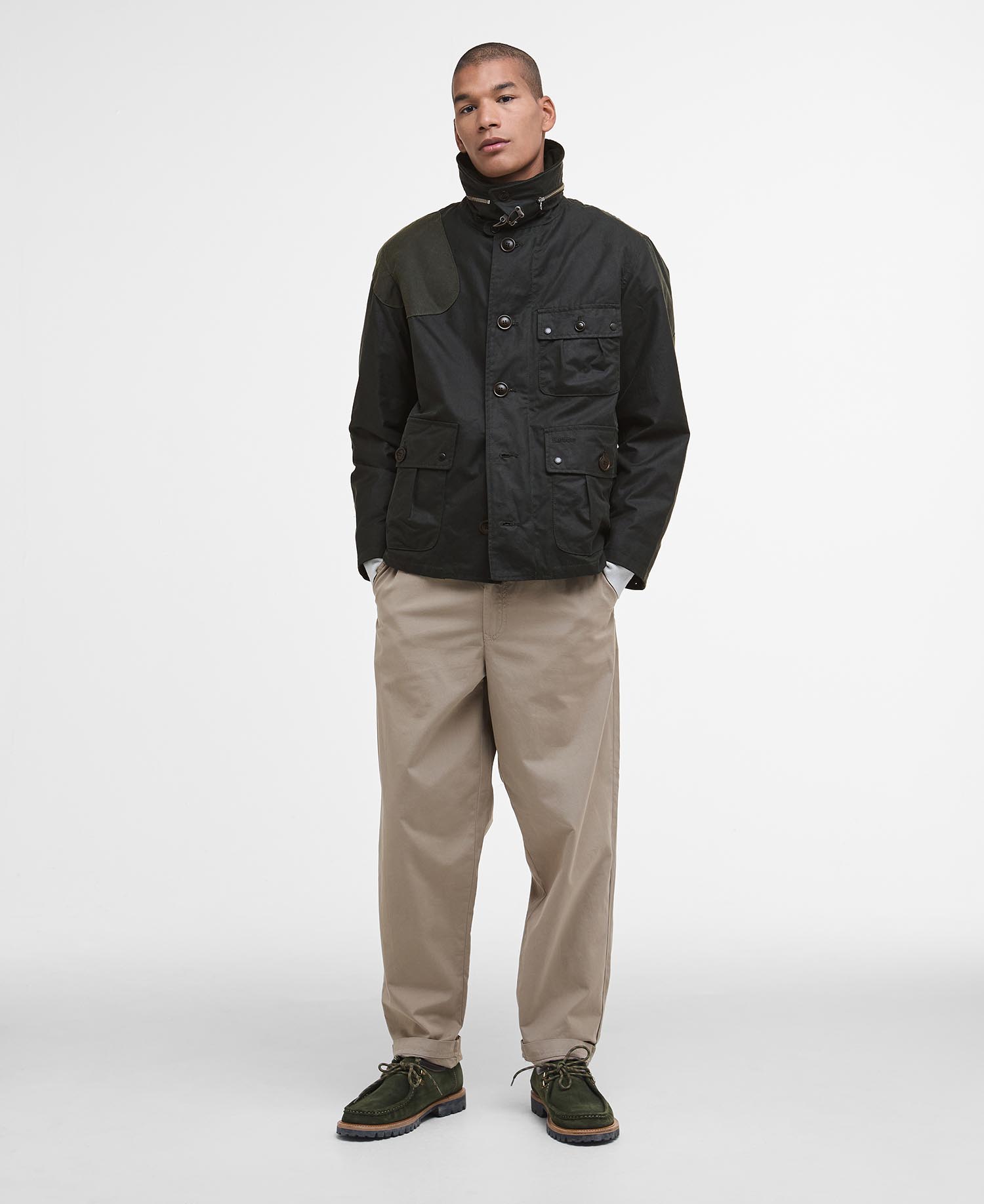 Giacca cerata Forest Barbour x TO KI TO image number 1